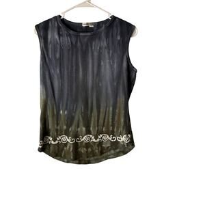 Gramicci Tie Dye Sleeveless Tank Top L Boho Outdoor Core Grunge Streetwear